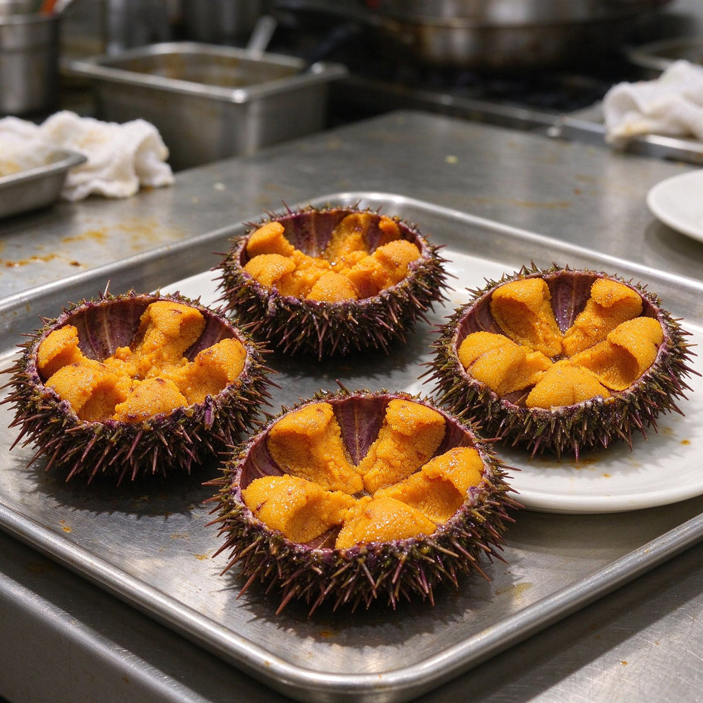 Fresh Sea Urchin Roe In Shell