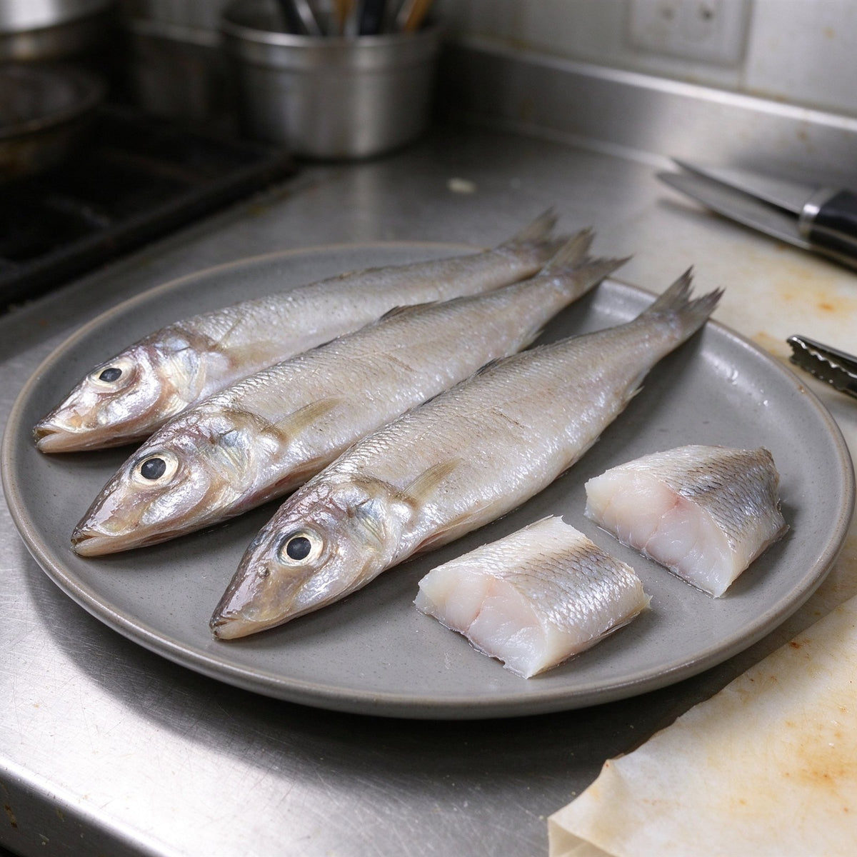 Fresh Whole Silver Sardines For Grilling